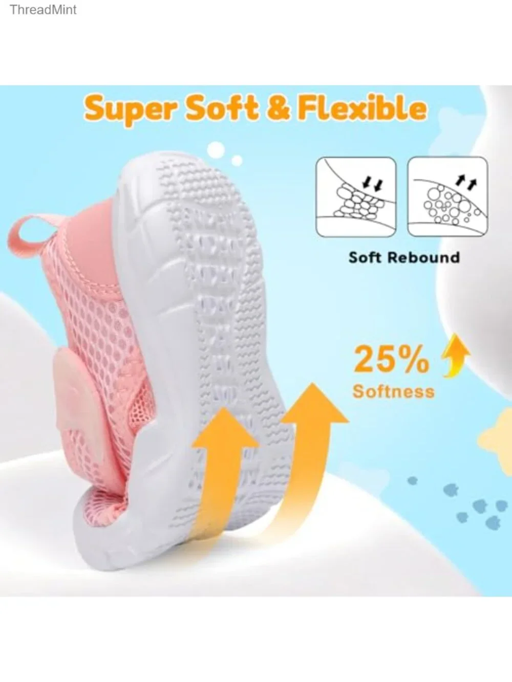 Toddler Water Shoes Quick-Dry Boys Girls Beach Pool Swim Barefoot Kids